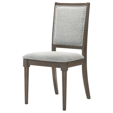 Onslow Dark Brown Dining Side Chair, Set of 2 from Coaster - Luna Furniture