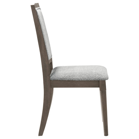 Onslow Dark Brown Dining Side Chair, Set of 2 from Coaster - Luna Furniture