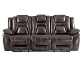 Oportuna Coffee Dual-Power Reclining Sofa w/Drop-Down Table from Steve Silver - Luna Furniture