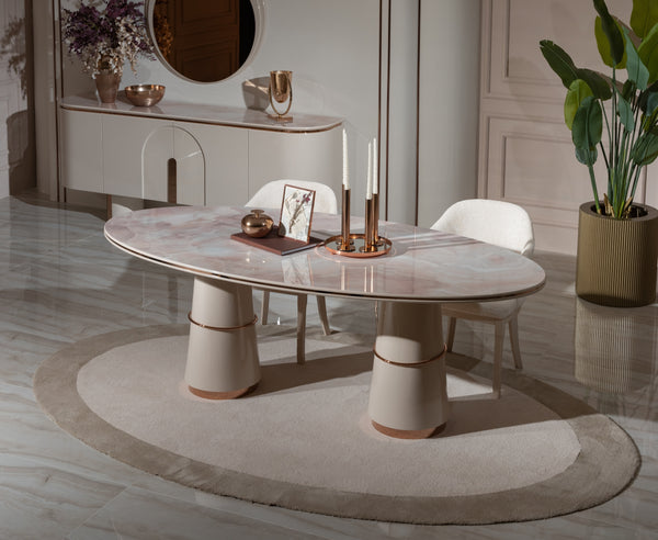 Opulenze Oval Dining Table