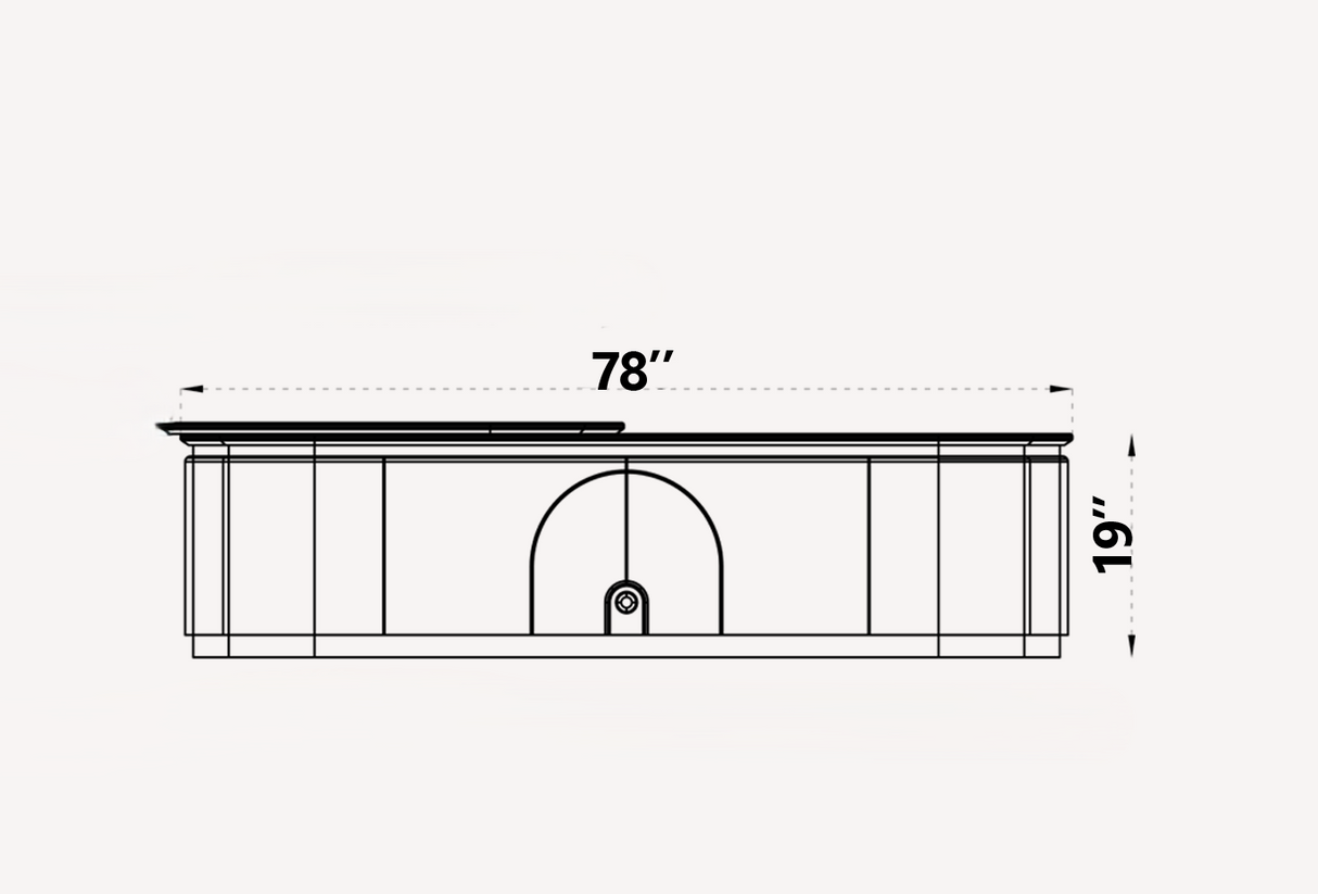 Opulenze TV Stand from Luna Luxury - Luna Furniture