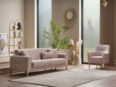 Orion Chair in Cream from Furnia - Luna Furniture
