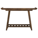 Ornelas Mango Brown Solid Wood Console Table from Coaster - Luna Furniture
