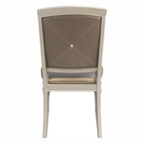 Orsina Silver Mirrored 7-Piece 96" Extendable Dining Set from Homelegance - Luna Furniture