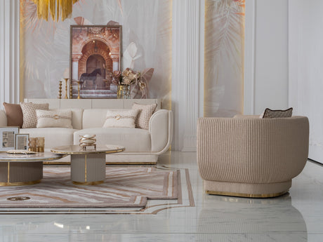 Orsino Beige Living Room Set from Luna Luxury - Luna Furniture