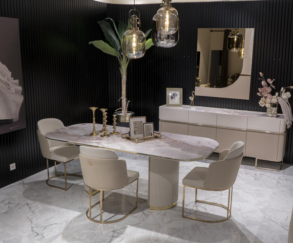 Orsino Rounded Rectangular Dining Table