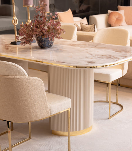 Orsino Upholstered Dining Chair from Luna Luxury - Luna Furniture