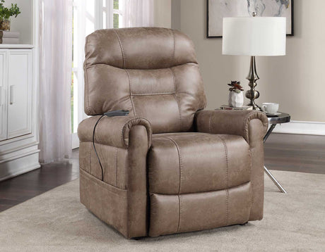 Ottawa Camel Power Lift Chair with Heat and Massage from Steve Silver - Luna Furniture