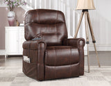 Ottawa Walnut Power Lift Chair with Heat and Massage from Steve Silver - Luna Furniture
