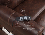 Ottawa Walnut Power Lift Chair with Heat and Massage from Steve Silver - Luna Furniture