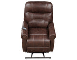 Ottawa Walnut Power Lift Chair with Heat and Massage from Steve Silver - Luna Furniture