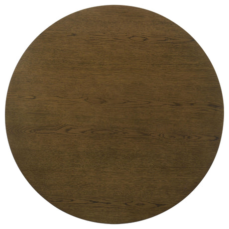 Ottowa Brown 36-inch Round Wood Cocktail Coffee Table from Coaster - Luna Furniture