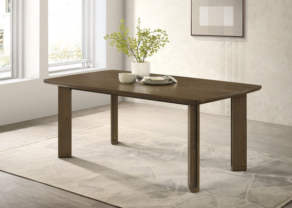 Ottowa Brown Rectangular Wood Dining Table