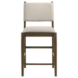 Ottowa Brown Upholstered Counter Height Side Chair, Set of 2 from Coaster - Luna Furniture