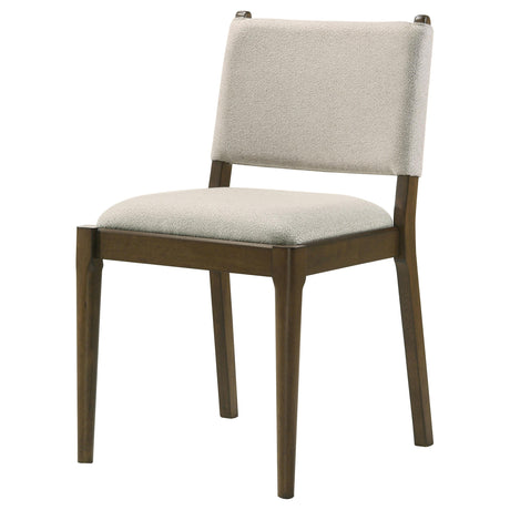 Ottowa Brown Upholstered Dining Side Chair, Set of 2 from Coaster - Luna Furniture
