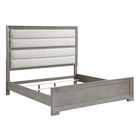 Owen Gray Queen Bed from Homelegance - Luna Furniture