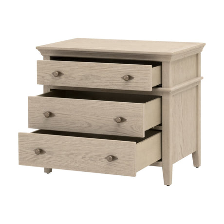 Oxford 3-Drawer Nightstand from Essentials For Living - Luna Furniture