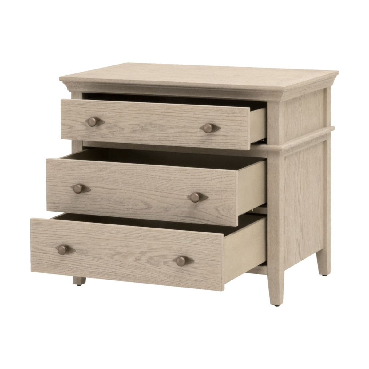 Oxford 3-Drawer Nightstand from Essentials For Living - Luna Furniture