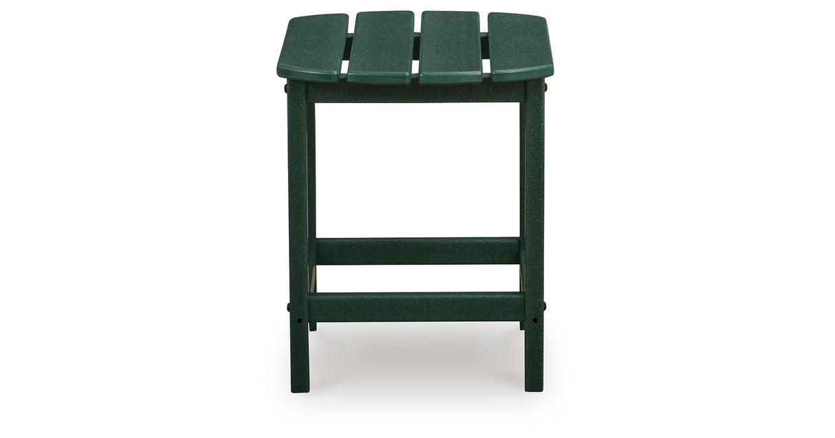 Sundown Shores 2 Adirondack Chairs with End table in Green from Ashley Furniture - Luna Furniture