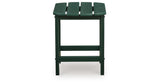 Sundown Shores 2 Adirondack Chairs with End table in Green from Ashley Furniture - Luna Furniture