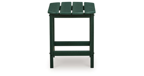 Sundown Shores 2 Adirondack Chairs with End table in Green from Ashley Furniture - Luna Furniture