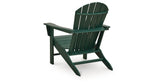 Sundown Shores 2 Adirondack Chairs with End table in Green from Ashley Furniture - Luna Furniture