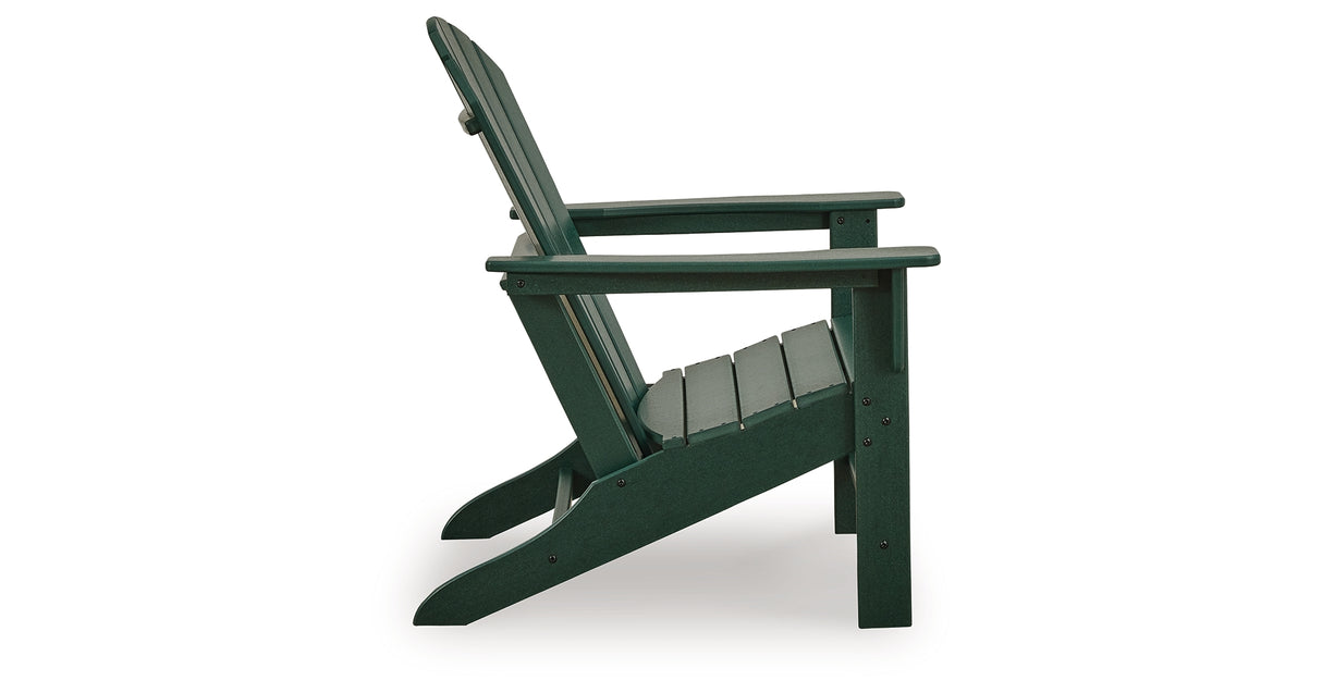 Sundown Treasure Green Adirondack Chair from Ashley Furniture - Luna Furniture