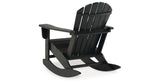 Sundown Treasure Black Outdoor Rocking Chair from Ashley - Luna Furniture