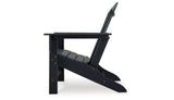 Sundown Treasure Black Adirondack Chair from Ashley Furniture - Luna Furniture