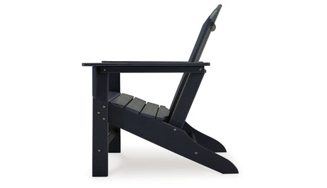 Sundown Treasure Black Adirondack Chair from Ashley - Luna Furniture