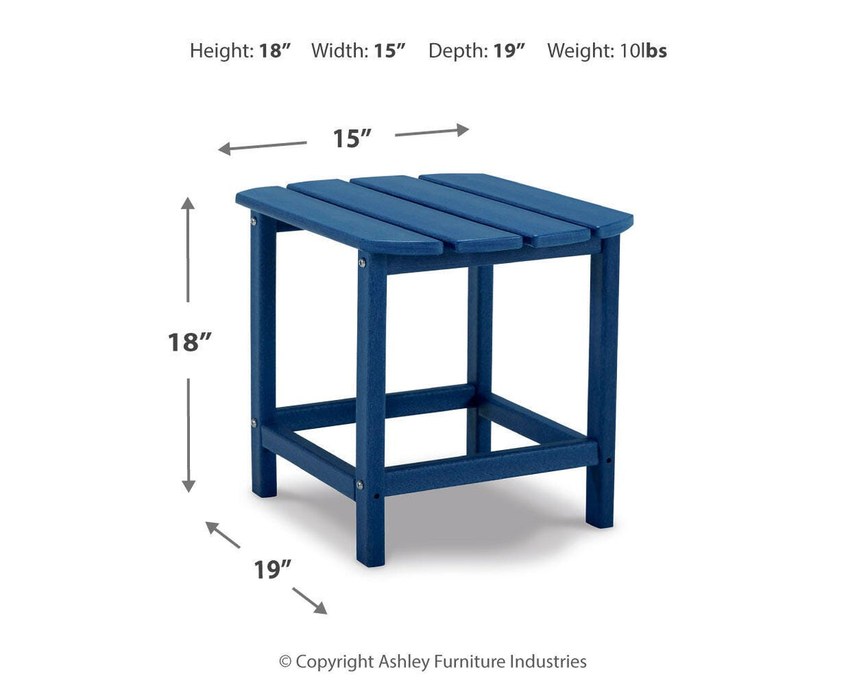Sundown Treasure Blue End Table from Ashley Furniture - Luna Furniture