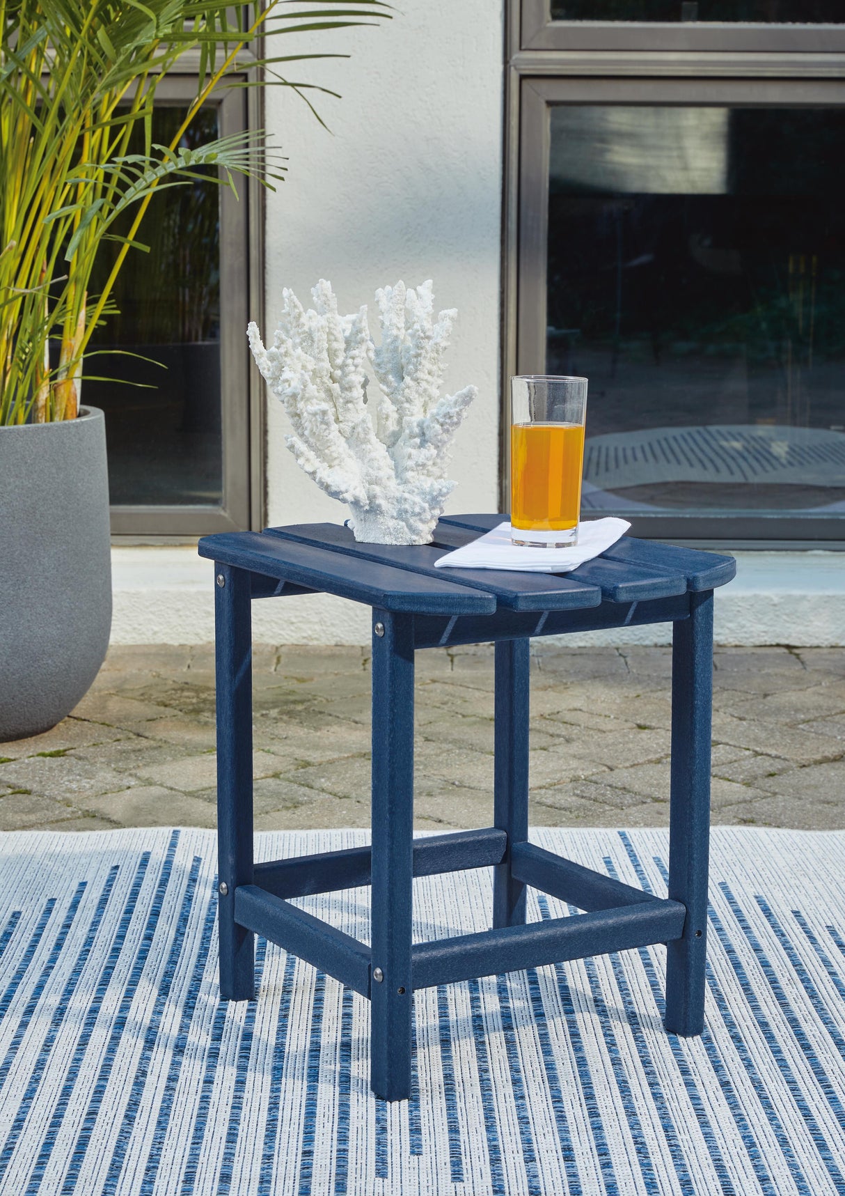 Sundown Treasure Blue End Table from Ashley Furniture - Luna Furniture