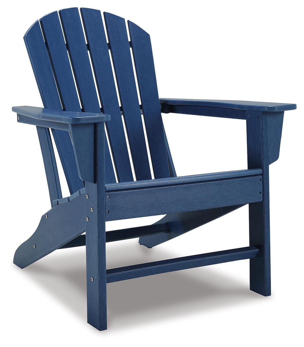 Sundown Treasure Blue Adirondack Chair from Ashley - Luna Furniture