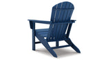 Sundown Treasure Blue Adirondack Chair from Ashley - Luna Furniture