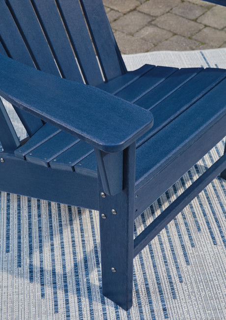 Sundown Treasure Blue Adirondack Chair from Ashley - Luna Furniture