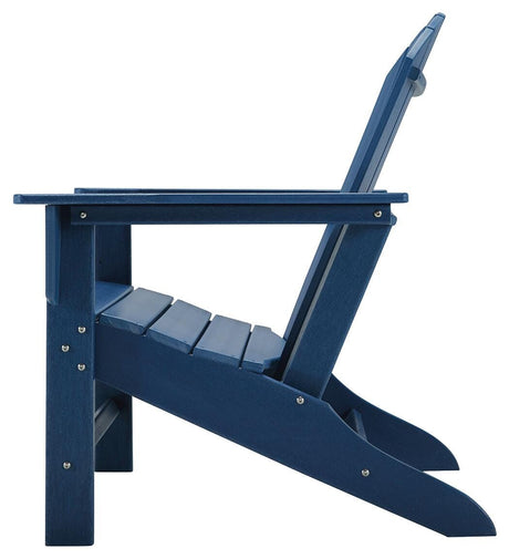 Sundown Treasure Blue Adirondack Chair from Ashley - Luna Furniture