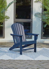 Sundown Treasure Blue Adirondack Chair from Ashley - Luna Furniture