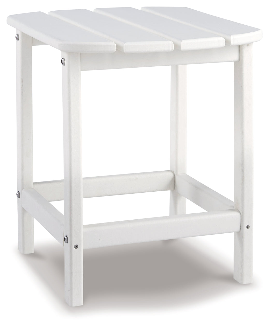 Sundown Treasure White Adirondack Chair with End Table from Ashley - Luna Furniture