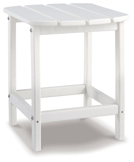 Sundown Treasure White End Table from Ashley - Luna Furniture