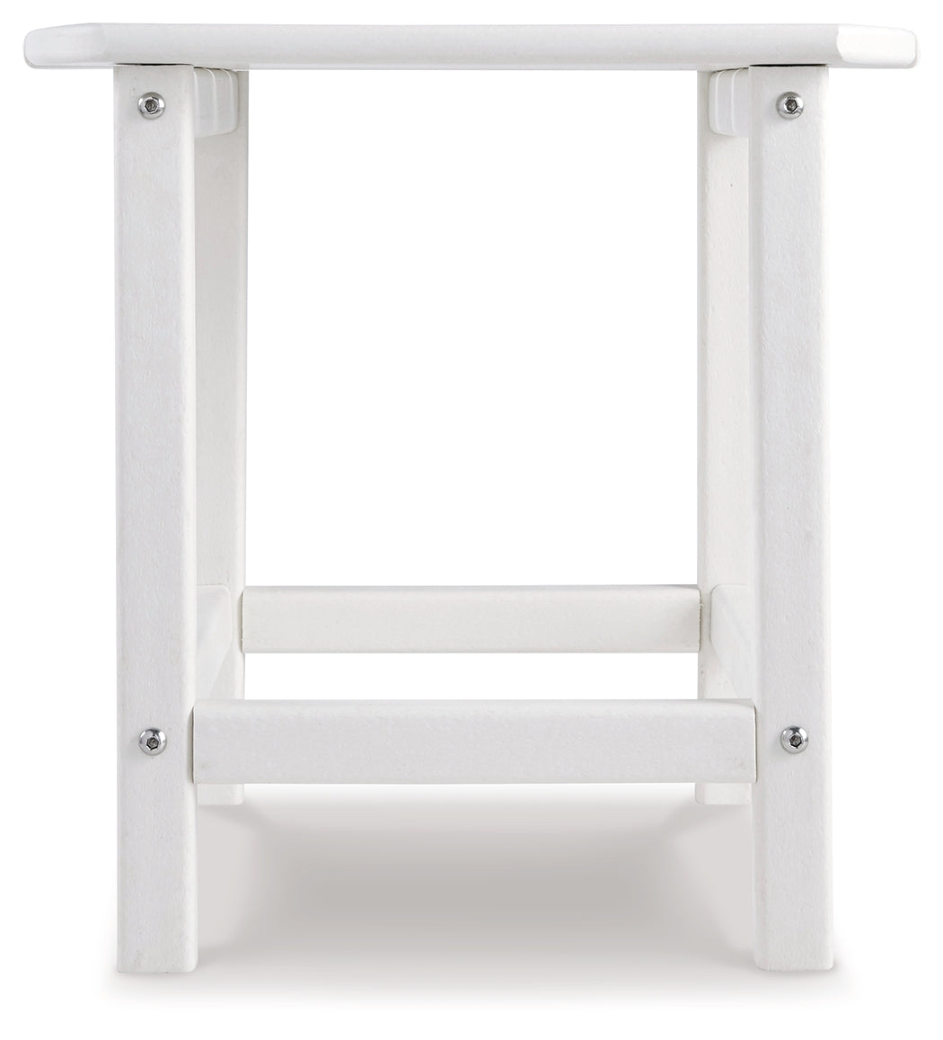 Sundown Treasure White End Table from Ashley - Luna Furniture