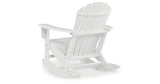 Sundown Treasure White Outdoor Rocking Chair from Ashley - Luna Furniture