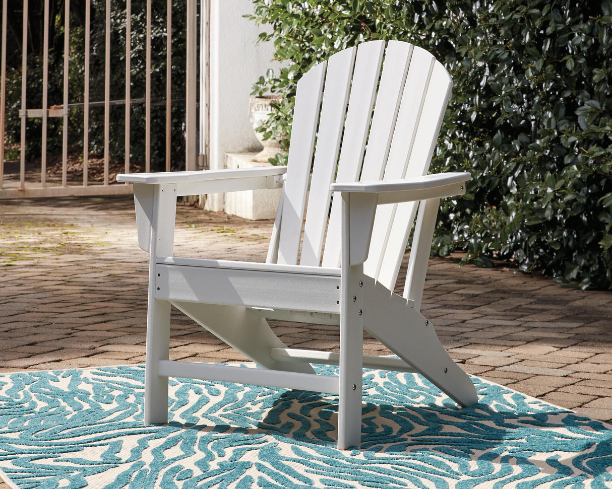 Sundown Treasure White Adirondack Chair from Ashley Furniture - Luna Furniture