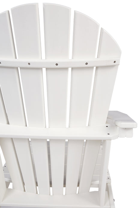 Sundown Treasure White Adirondack Chair from Ashley - Luna Furniture