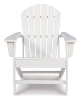 Sundown Treasure White Adirondack Chair from Ashley Furniture - Luna Furniture