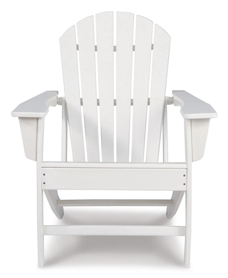 Sundown Treasure White Adirondack Chair from Ashley - Luna Furniture