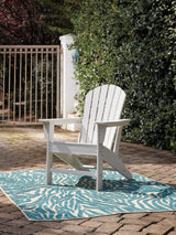 Sundown Treasure White Adirondack Chair from Ashley Furniture - Luna Furniture