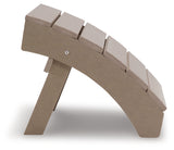 Sundown Treasure Driftwood Outdoor Ottoman from Ashley - Luna Furniture