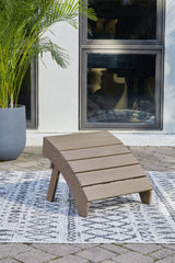 Sundown Treasure Driftwood Outdoor Ottoman from Ashley - Luna Furniture