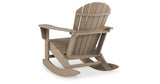 Sundown Treasure Driftwood Outdoor Rocking Chair from Ashley - Luna Furniture