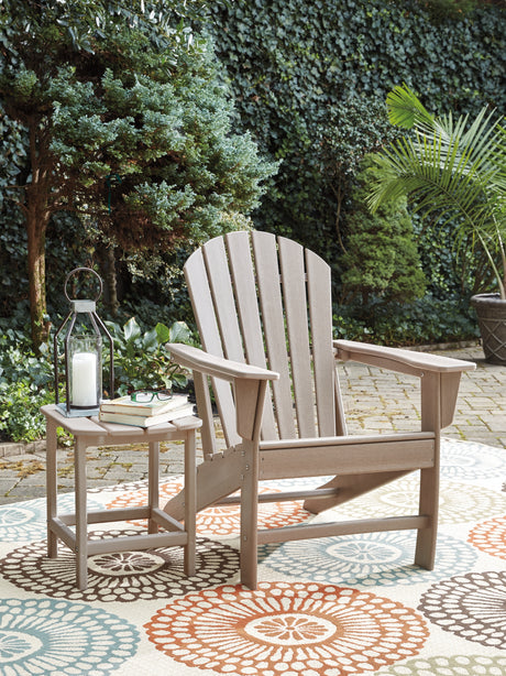 Sundown Treasure Grayish Brown Adirondack Chair from Ashley - Luna Furniture